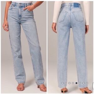 Abercrombie & Fitch Ultra High Rise 90s Straight Jean curve love size 28/6R